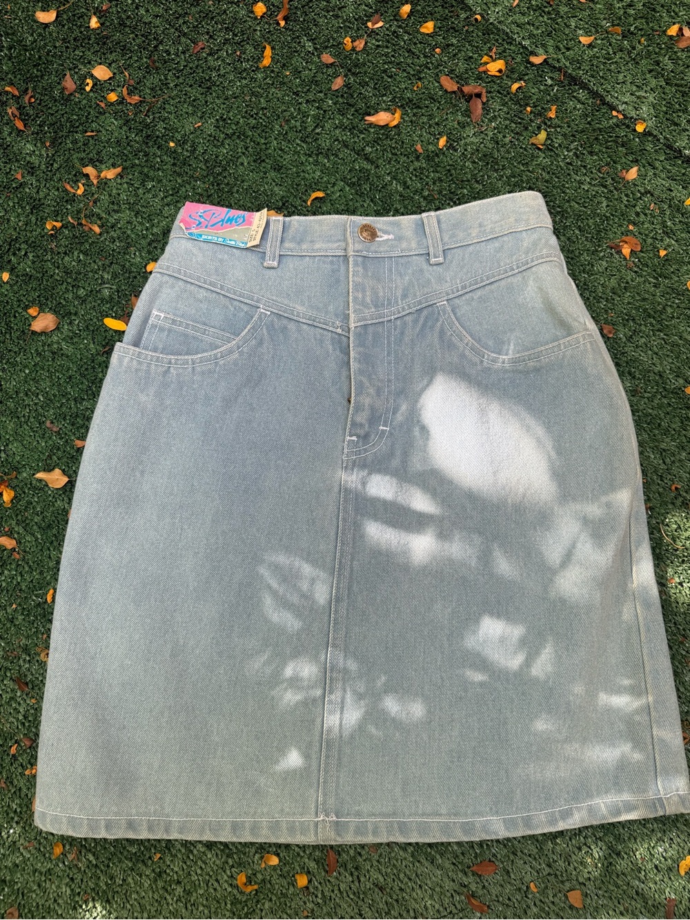 Light Blue Women’s Denim Skirt - Seattle Blues